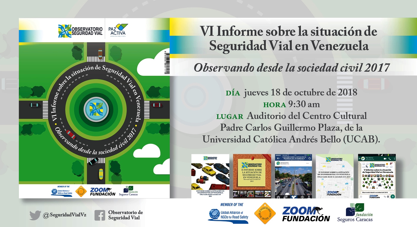 PROGRAMA Presentación VI Informe Seguridad Vial En Venezuela – 18 OCT 2018